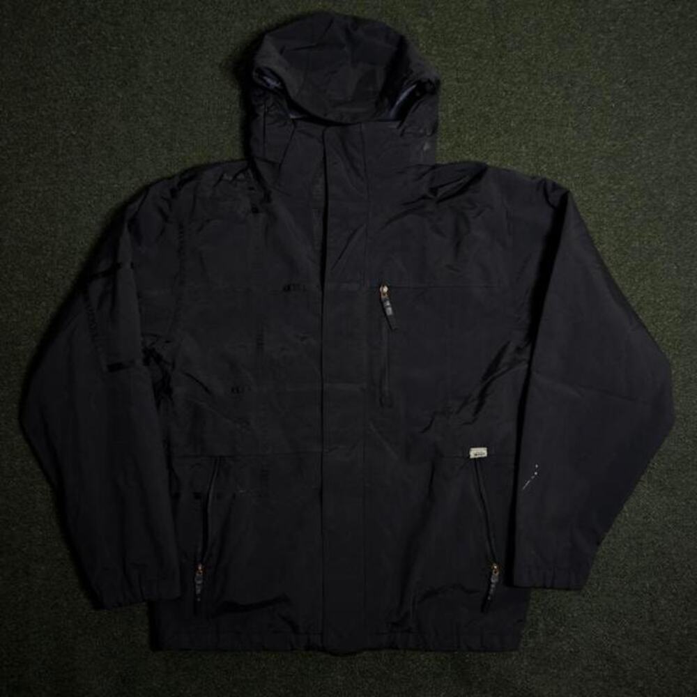 Y2K VANS Snowboarding Technical Hooded Parka Jacket Gorpcore Waterproof Black M